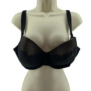 Soma Stunning Support Smooth Full Coverage Bra Black Size 40C